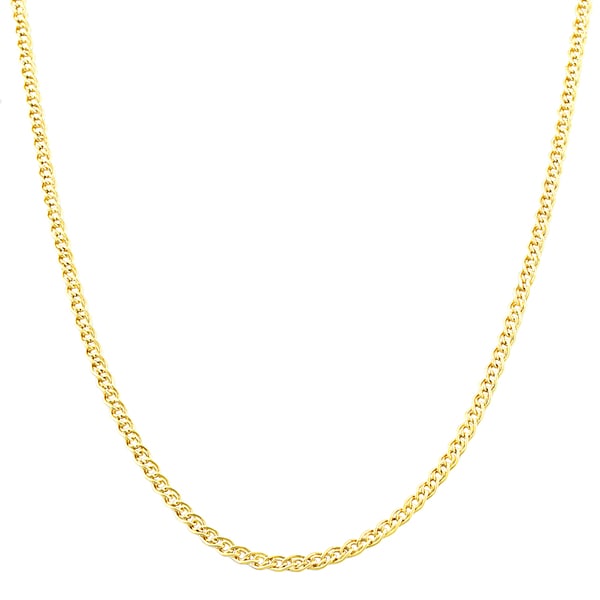 Fremada 10k Yellow Gold 2.4 mm Hollow Inner Link Necklace   15270538