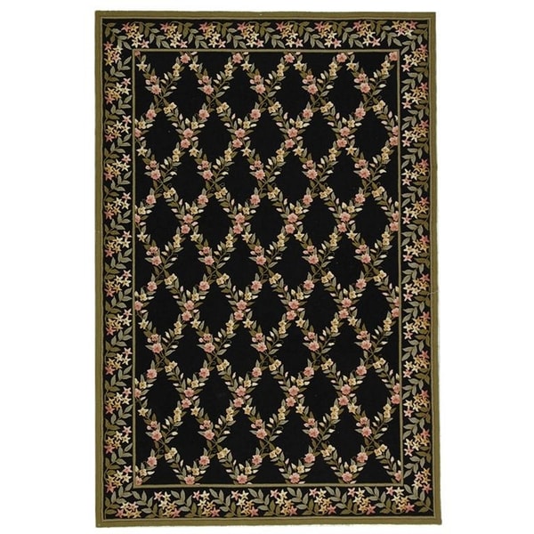 Safavieh Handmade Wilton Mahmudie Country Floral Wool Rug