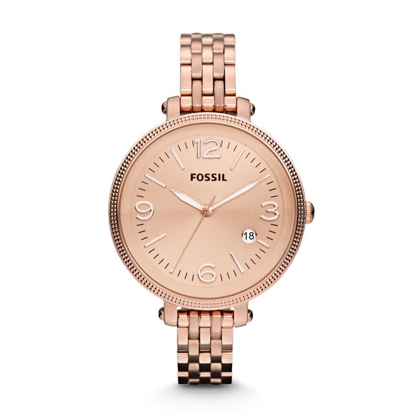 Shop Fossil Women's Heather Watch - Free Shipping Today - Overstock.com ...