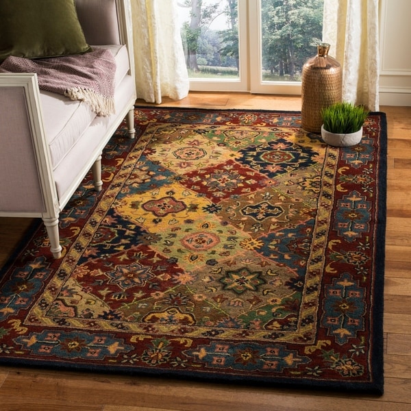 Safavieh Handmade Heritage Timeless Traditional Red Wool Rug - 8'-3" X 11'