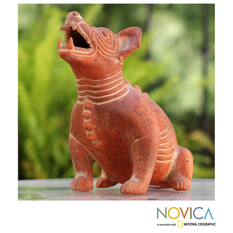 Handmade Comala Dog Ceramic Figurine (Mexico)