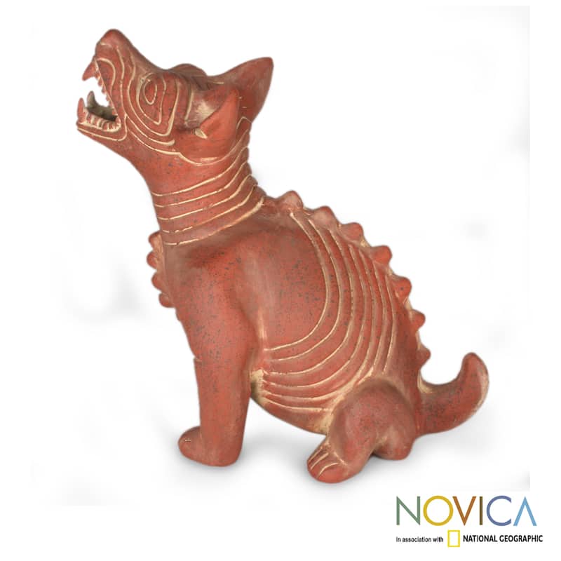 Handmade Comala Dog Ceramic Figurine (Mexico)