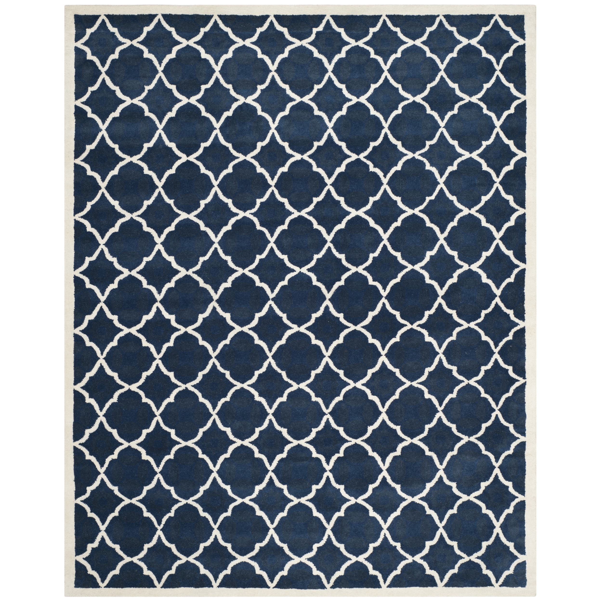 Safavieh Handmade Moroccan Chatham Dark Blue Wool Rug (4 X 6)