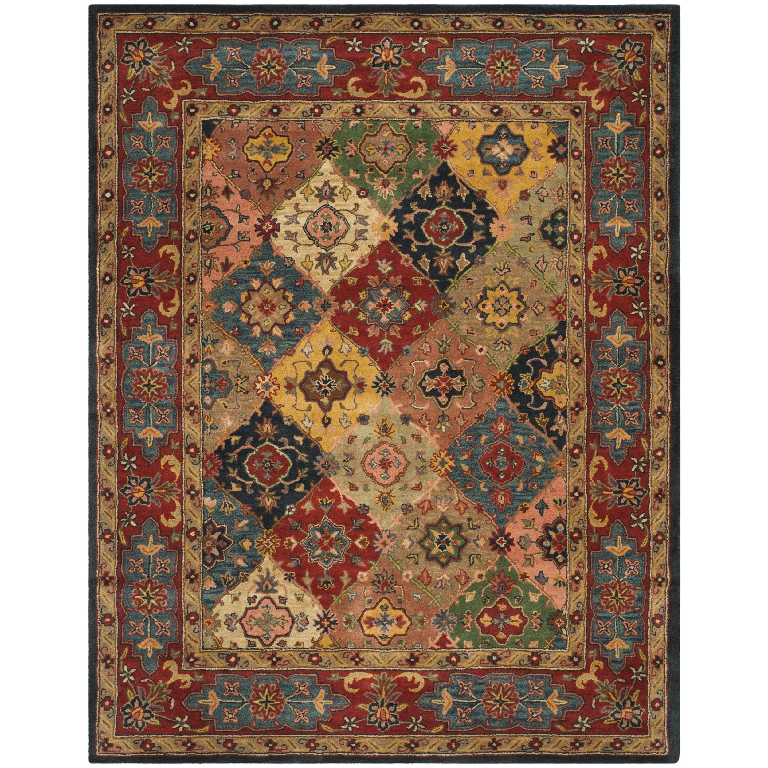 Safavieh Handmade Heritage Majesty Red Wool Rug (96 X 136)