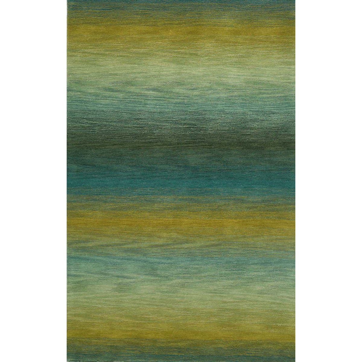 Rainbow Stripe Indoor Area Rug (5 X 8)