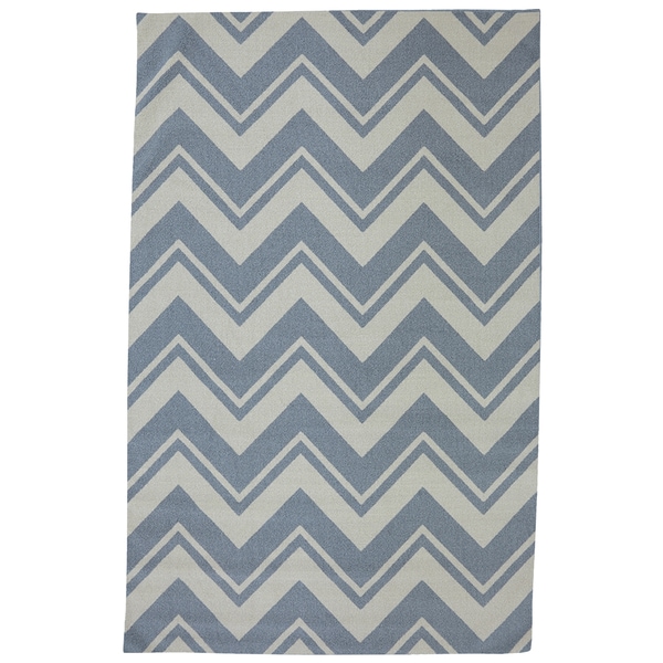 Indoor/Outdoor Summer Chevron Rug (8 x 10)