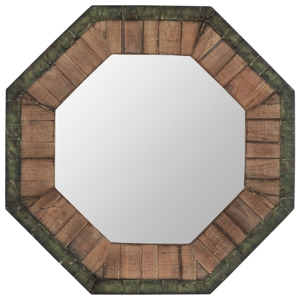 Safavieh Oscar Antique Brown Mirror Safavieh Mirrors