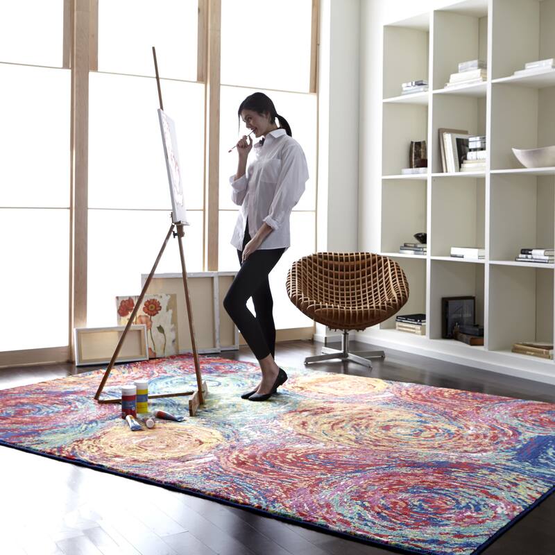 Alexander Home Skye Monet Modern Fiesta Rug