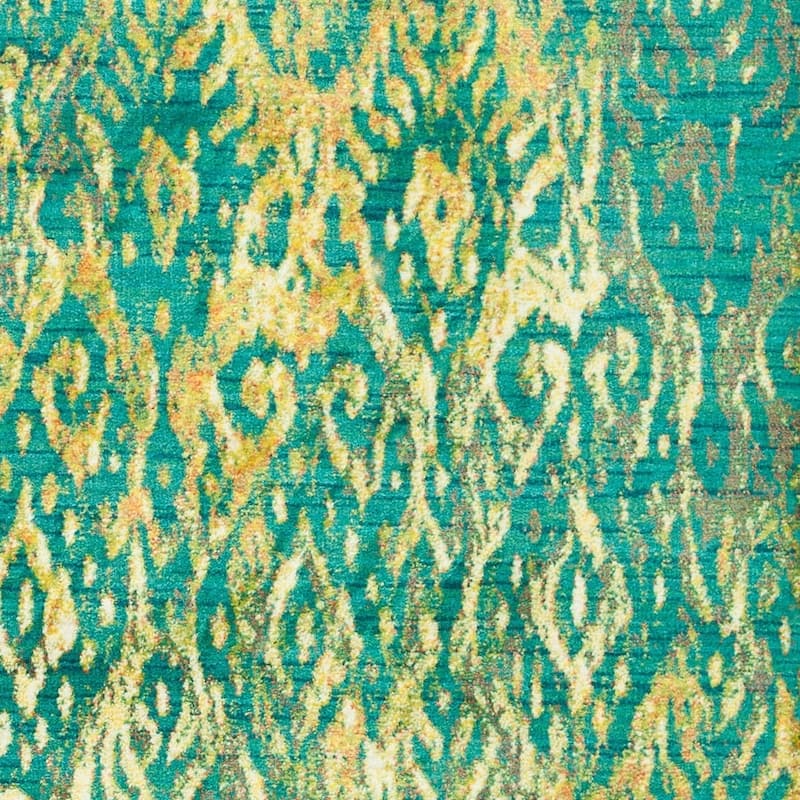 Alexander Home Lagoon Modern Damask Ikat Area Rug