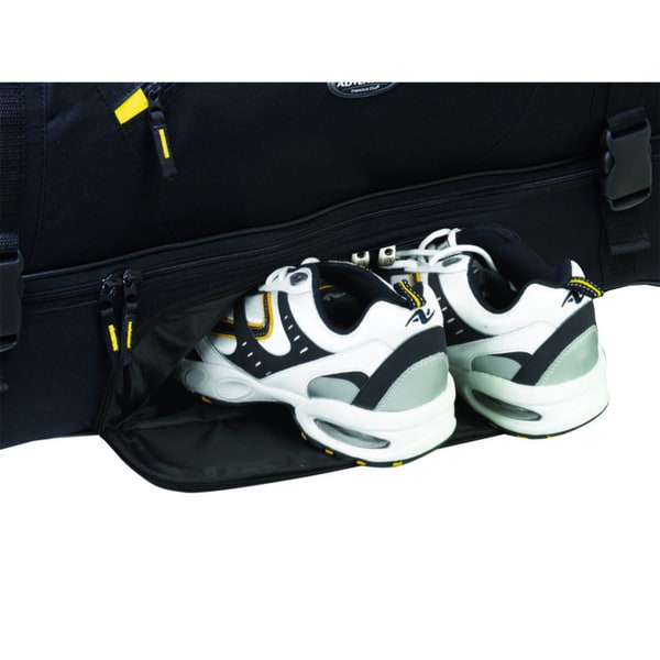 36 drop bottom rolling duffel bag