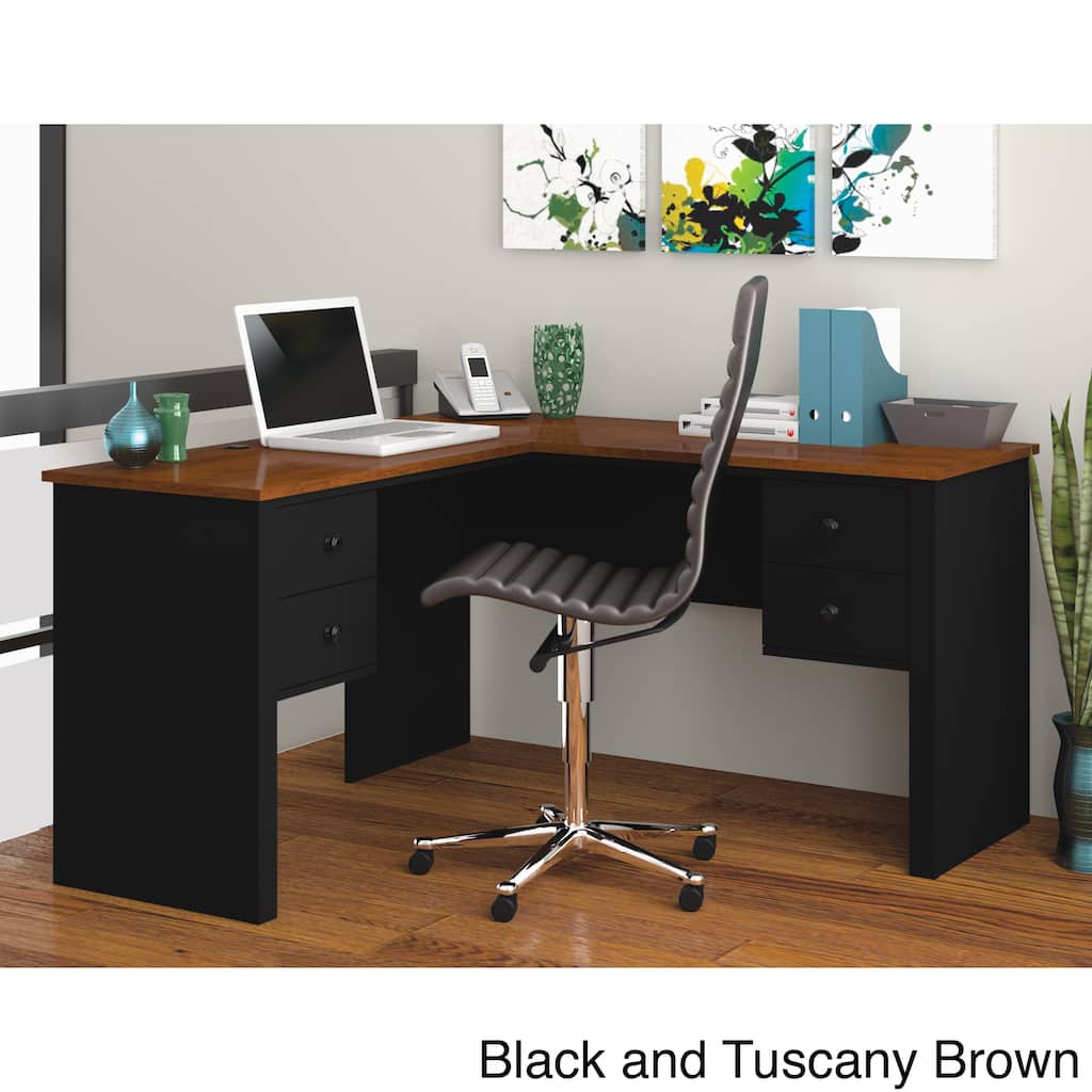 Bestar Somerville L-Shaped Desk