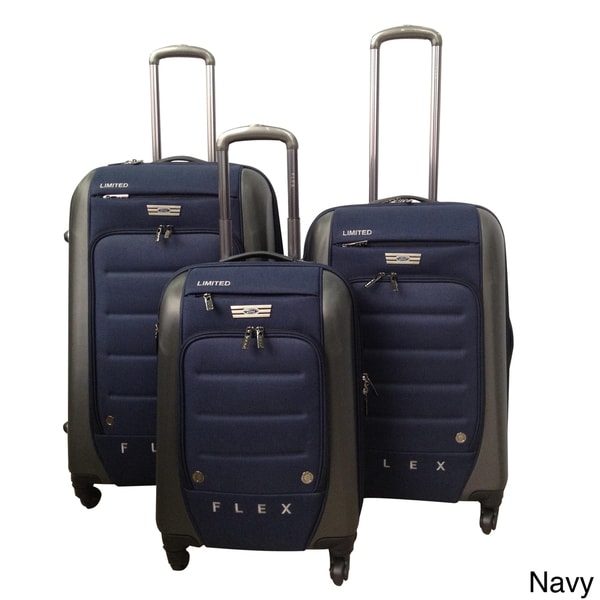 Traveler S Club Ford Flex Series 3 Piece Expandable Spinner Traveler X27 S Club Ford Flex Series 3 Piece Expandable Spinner Hybrid Luggage