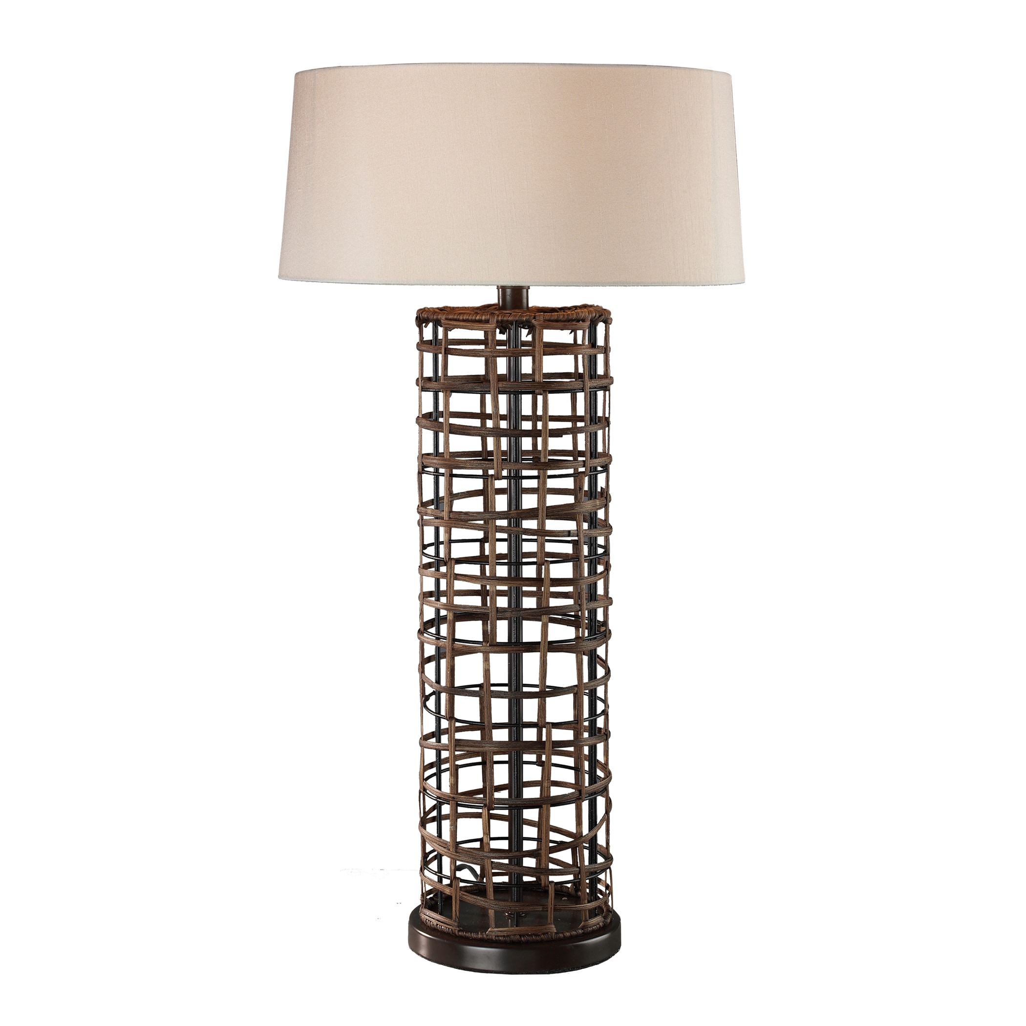 Dimond Lighting 1 light Rattan Finish Table Lamp