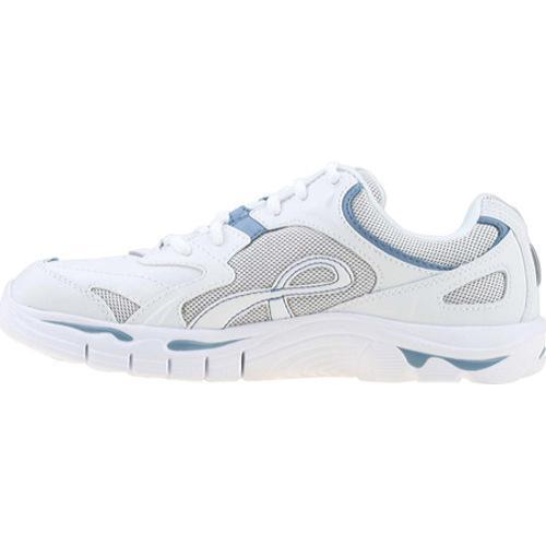 Women's Kalso Earth Shoe Exer-Walk White/Sky Blue K-Calf - 15276154 ...