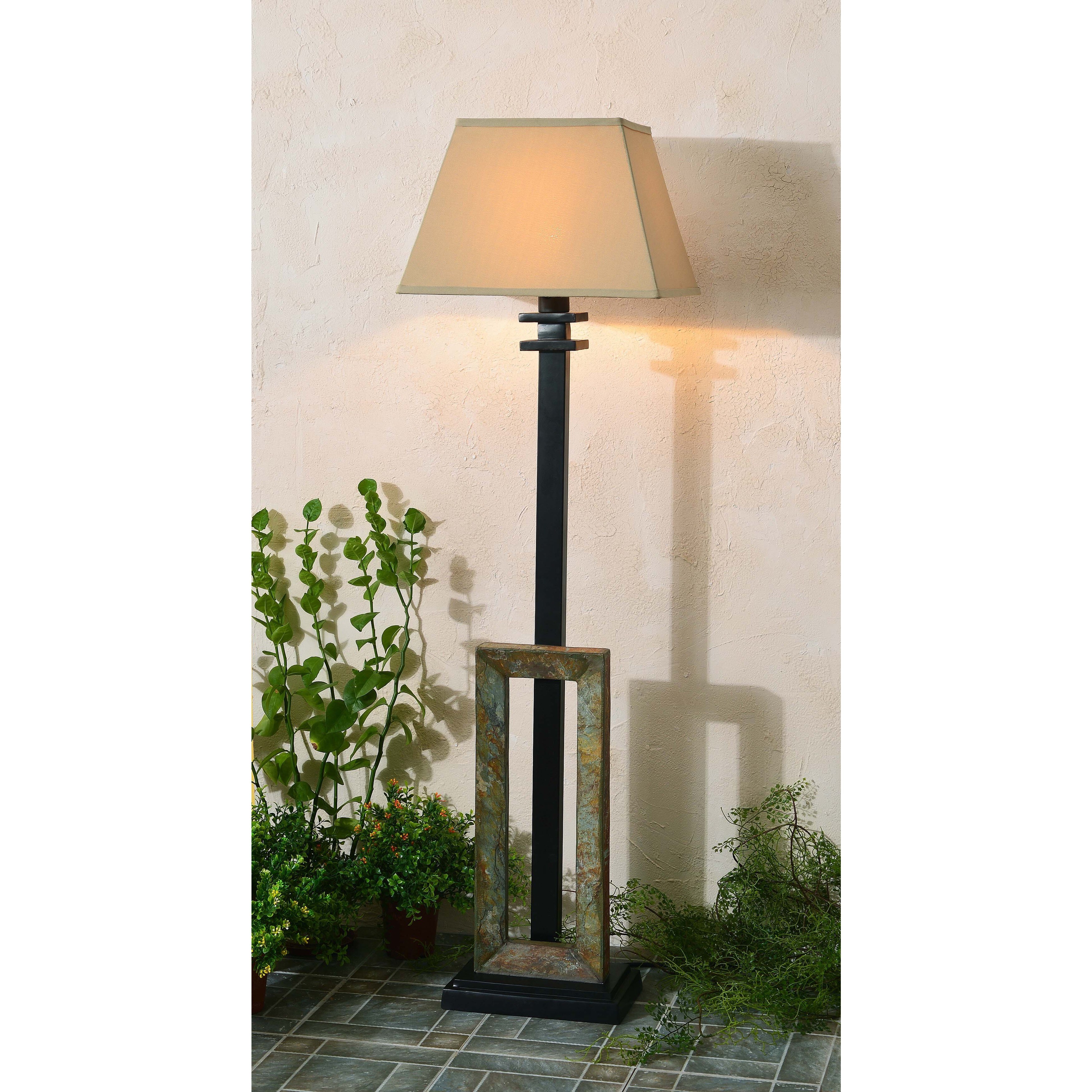 Weatherproof Slate Outdoor Table Lamp