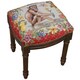 monkey needlepoint pillow