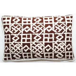 Yellow/Beige Corona Decor Lattice Pattern Throw Pillow 18-Inch Yellow/Beige Corona Decor Lattice Pattern Throw Pillow 18-Inch