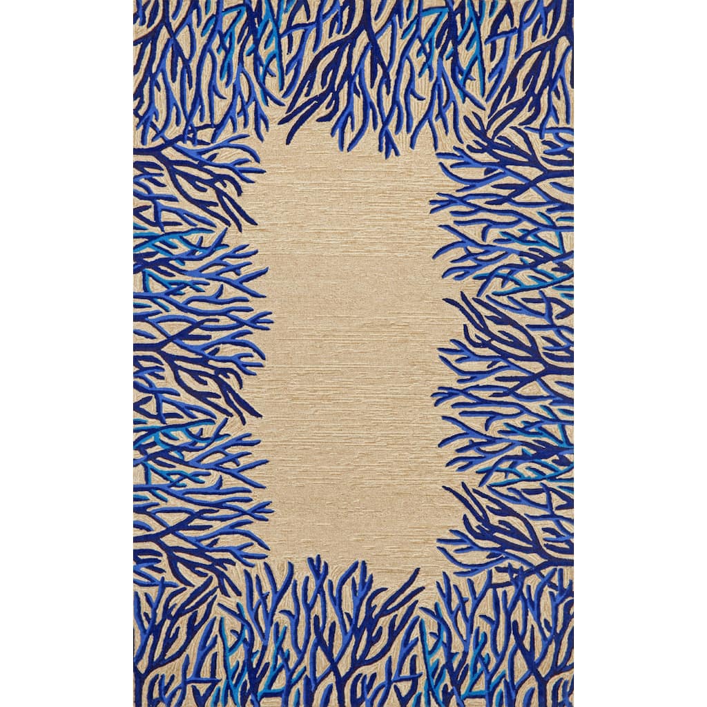 Reef Border Outdoor Rug (3'5 x 5'5)