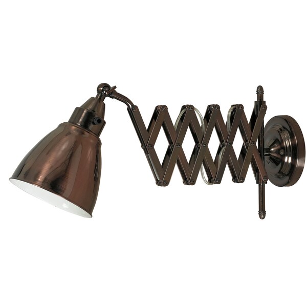 Ambrose Copper Bronze Swing Arm Lamp On Free Shipping Ambrose Copper Bronze Swing Arm Lamp