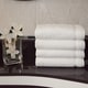 preview thumbnail 4 of 2, Authentic Plush Herringbone Weave Hotel and Spa Turkish Cotton White Hand Towels (Set of 4)