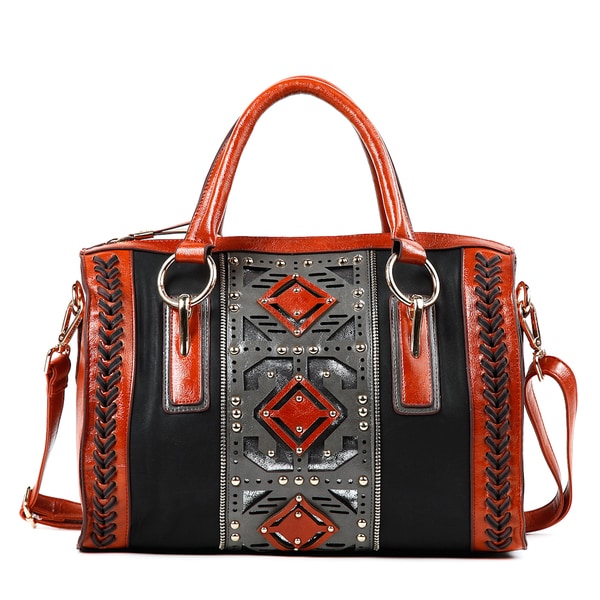 Nicole Lee 'Lizeth' Geometric Boston Bag nicole lee Satchels