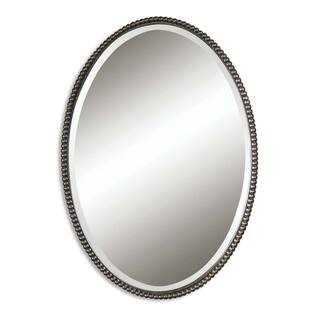 Uttermost Sherise Bronze Oval Mirror - 22x32x1.75