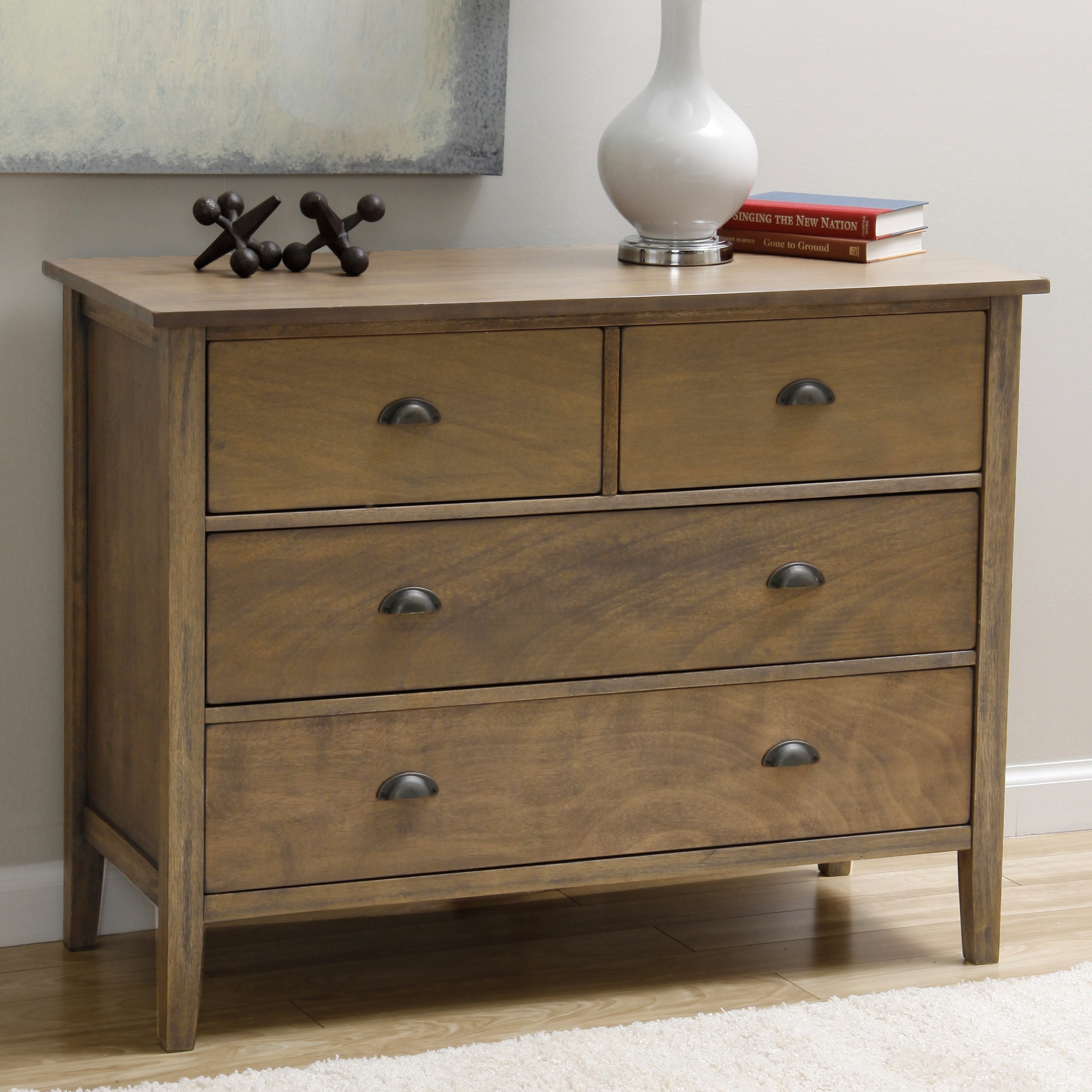 Exim Cooper Provence 4 drawer Dresser Black Size 4 drawer