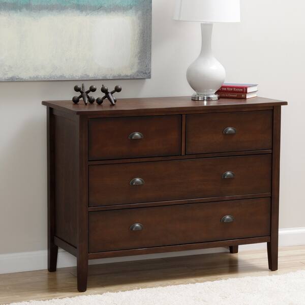 Shop Cooper Deep Chocolate 4 Drawer Dresser Free Shipping Today