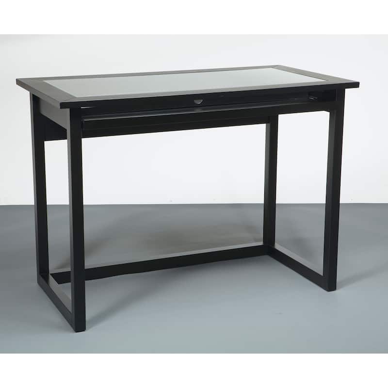 Meridian Tempered Glass Top Computer Desk