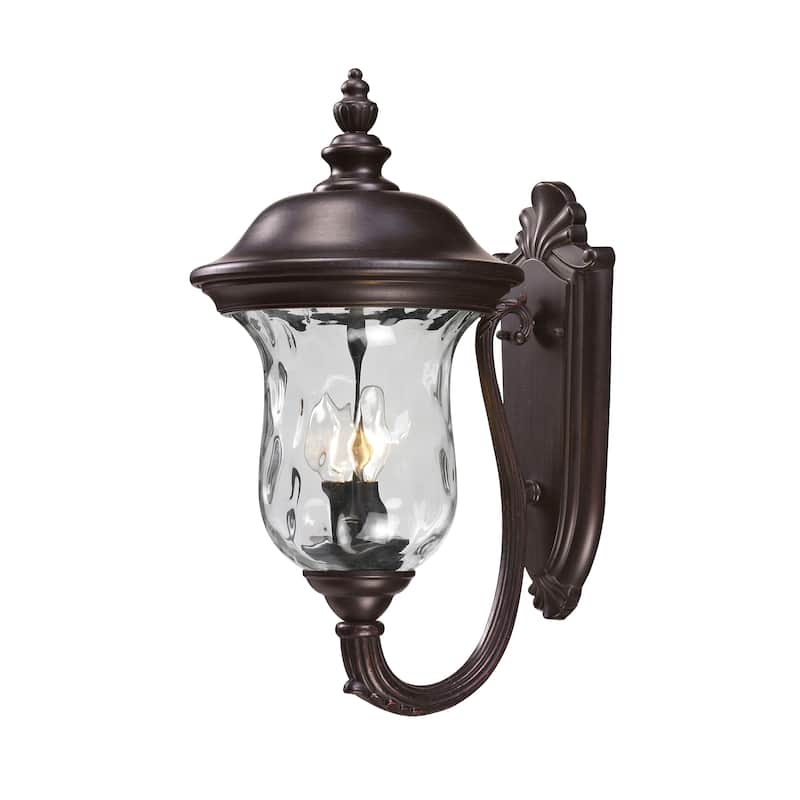 Armstrong Rubbed Bronze 2-light Outdoor Wall Fixture - Bronze