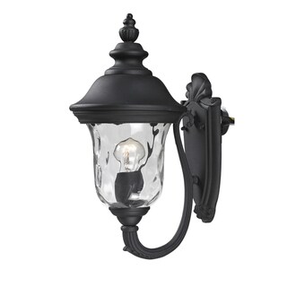 Armstrong 1-light Black Outdoor Wall Light.