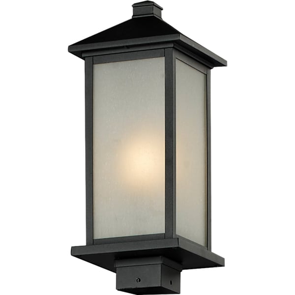 Shop Vienna Black Outdoor 1light Post Light Head Free Shipping Today