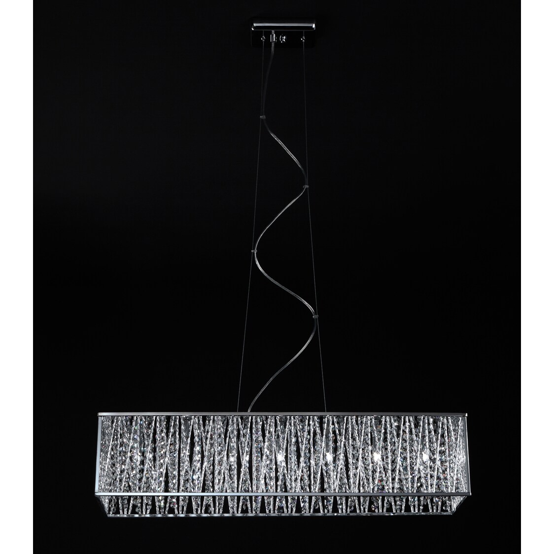 Terra Chrome Seven-Light Fixture (Terra Chrome 7 Light Pendant) - Chandeliers For Bedrooms by Overstock.com