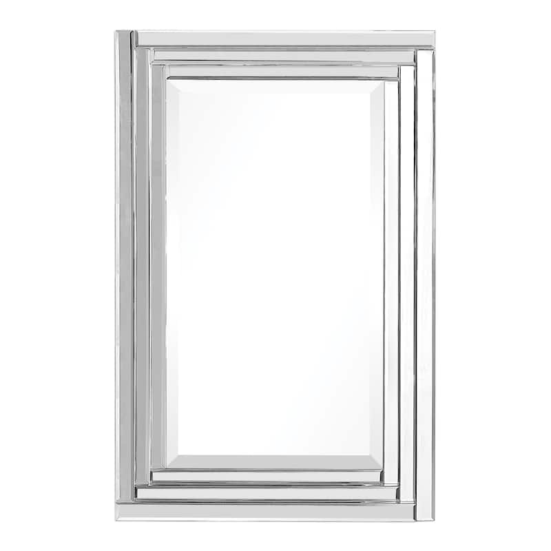 Uttermost 'Alanna' Frameless Vanity Mirror - Silver - 22x34x2
