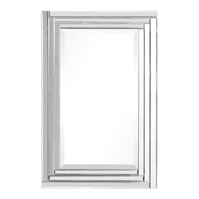 Uttermost 'Alanna' Frameless Vanity Mirror - Silver - 22x34x2