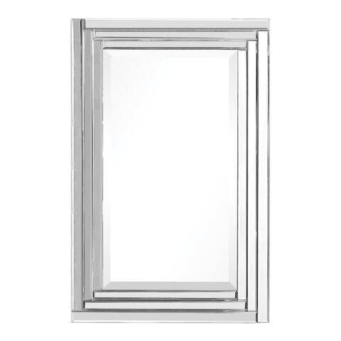 Uttermost 'Alanna' Frameless Vanity Mirror - Silver - 22x34x2