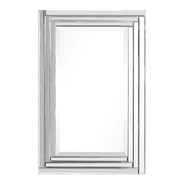 slide 2 of 5, Uttermost 'Alanna' Frameless Vanity Mirror - Silver - 22x34x2