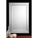 preview thumbnail 3 of 3, Uttermost 'Alanna' Frameless Vanity Mirror - Silver - 22x34x2