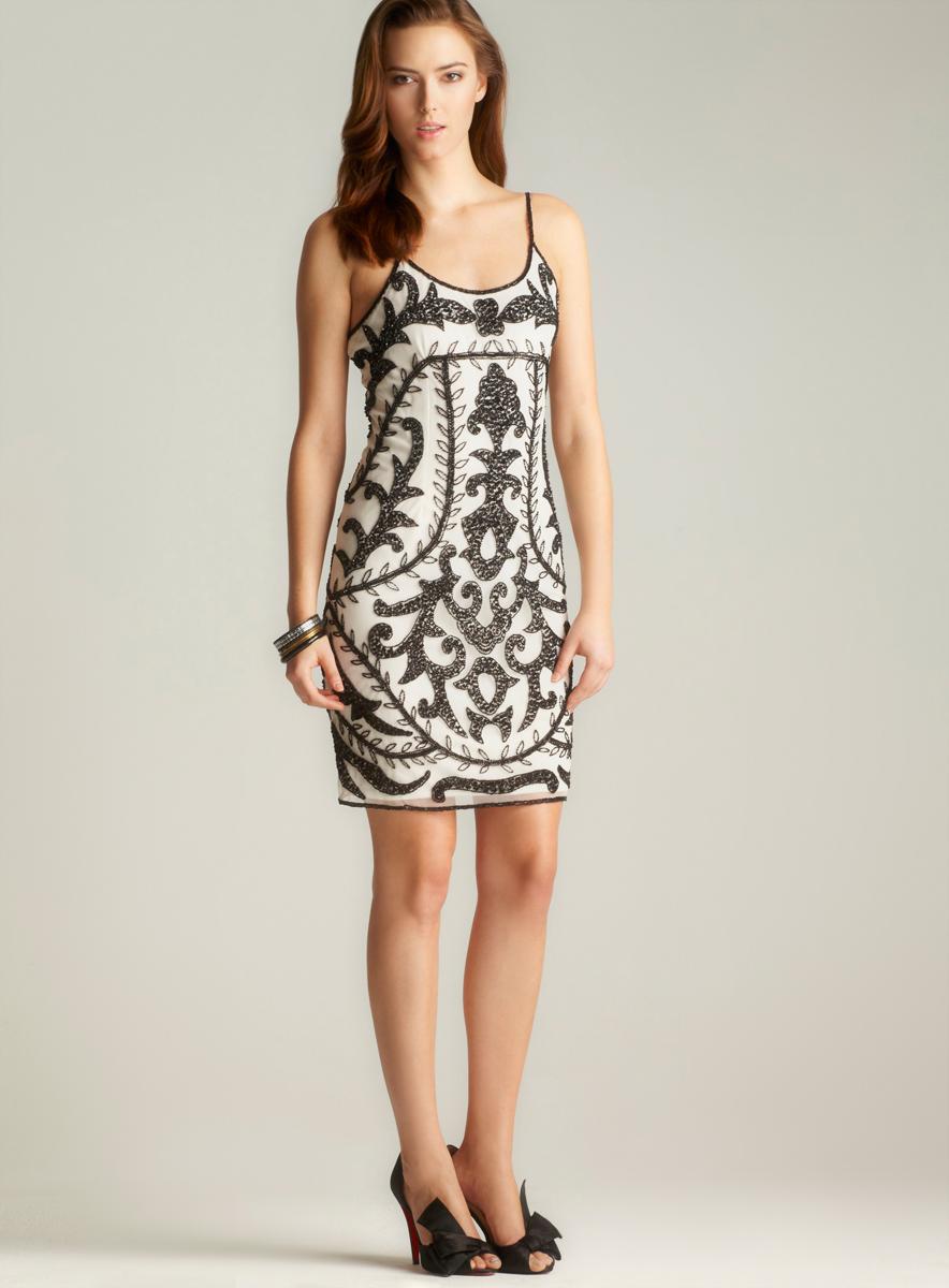 Pisarro Nights Fleur De Lis Sequined Dress  ™ Shopping