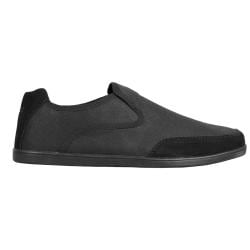 Lugz Mens Juve Black Canvas/ Suede Slip on Shoes