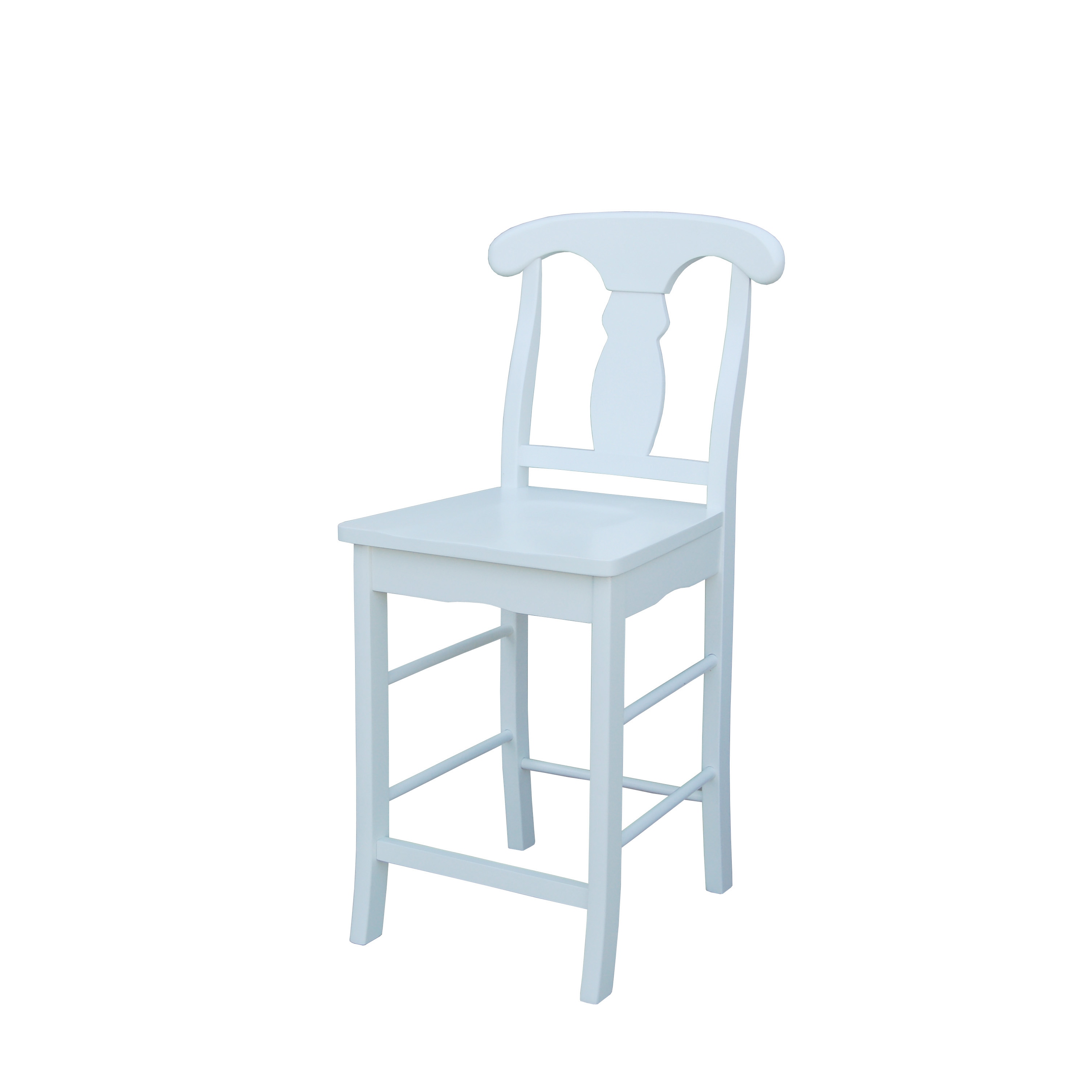 Empire White 24 inch Stool