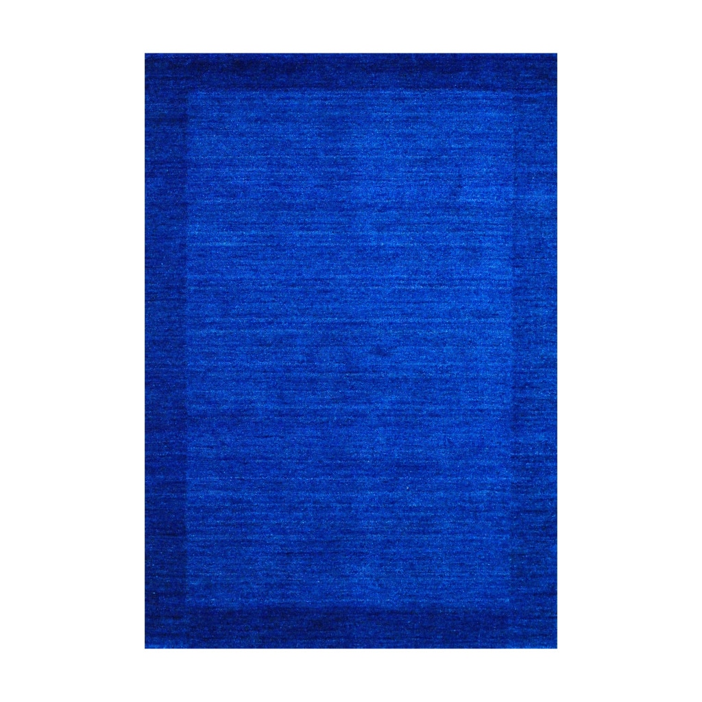 Indo Hand knotted Tibetan Blue Wool Rug (4' x 6') 3x5   4x6 Rugs