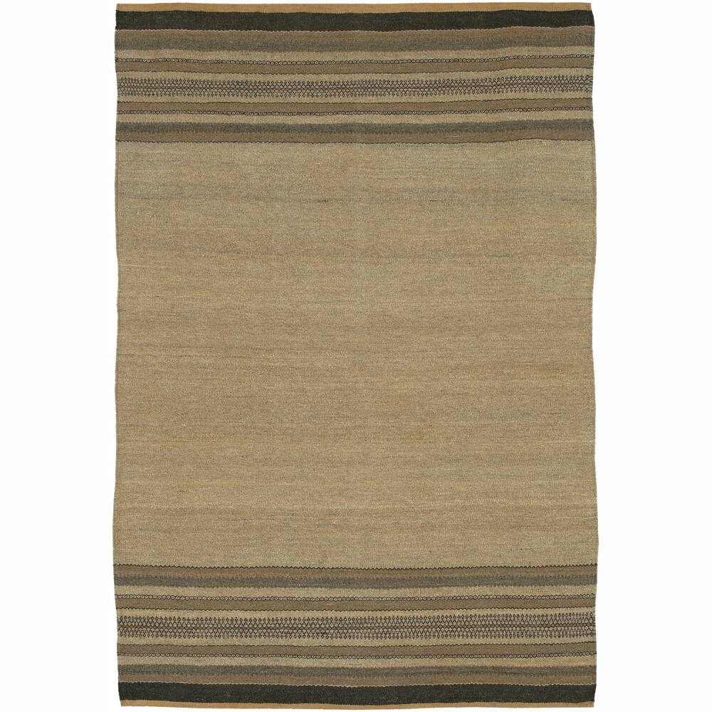 Hand-woven Mandara Stripes Rug (2' x 3')