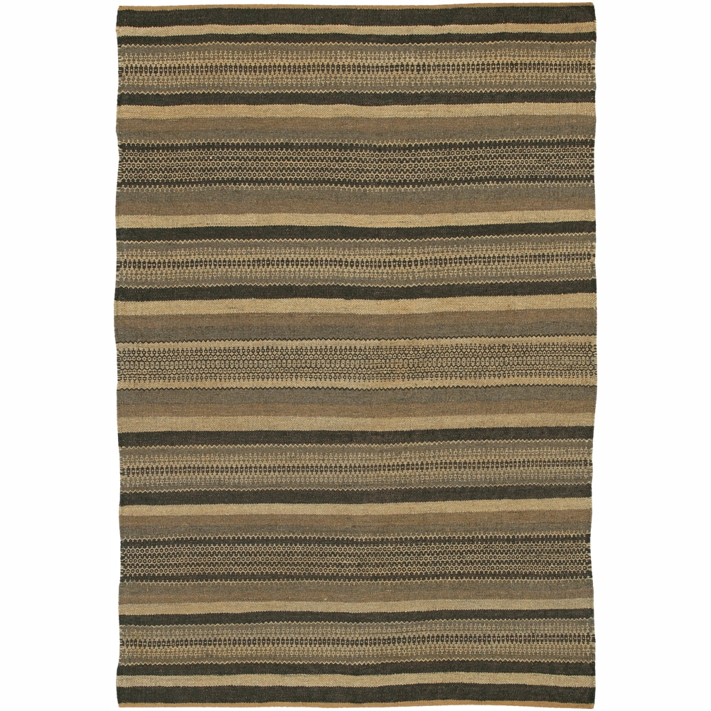 Hand woven Mandara Stripes Rug (2' x 3') Mandara Accent Rugs