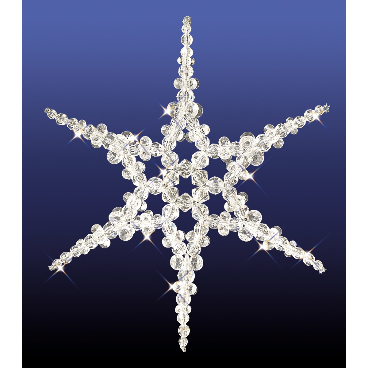 The Beadery 'Snowflake Suncatcher' Beaded Ornament Kit 