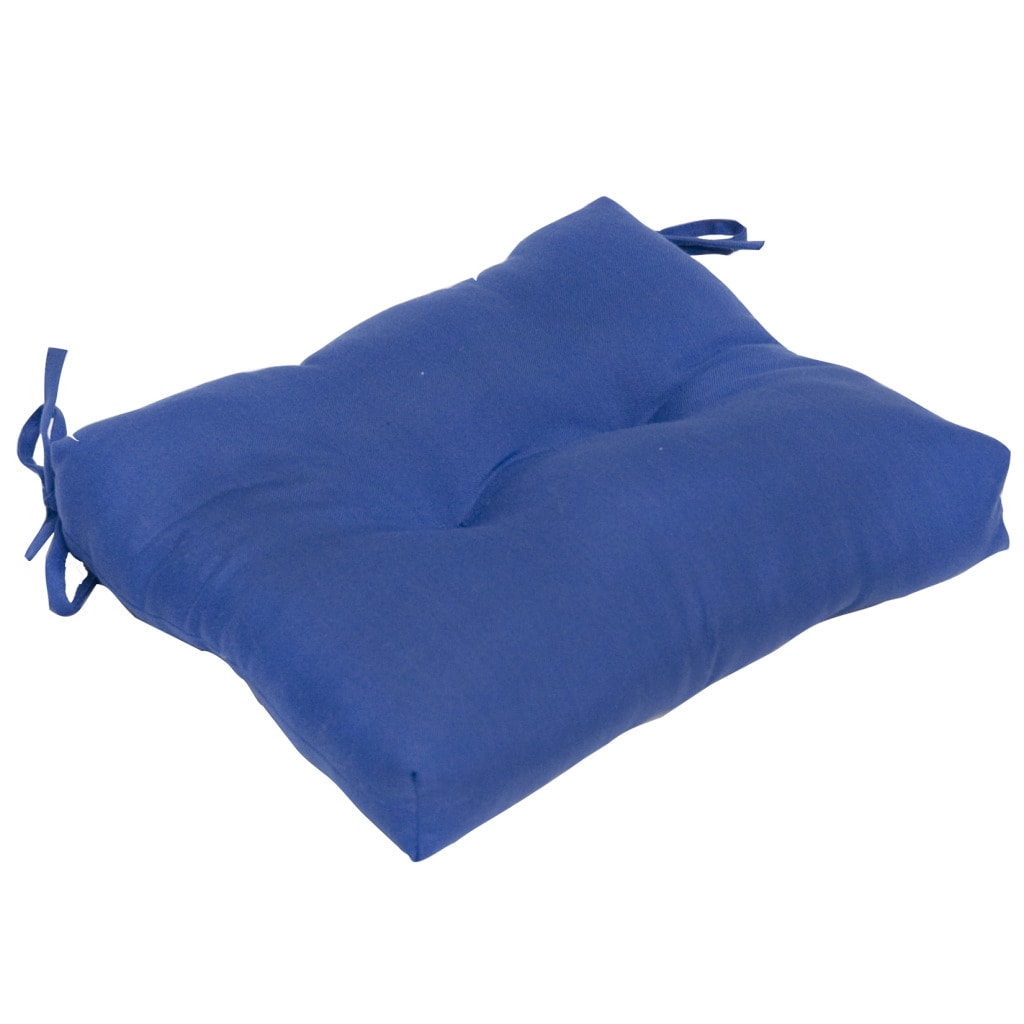 Aqua Blue 17 inch Outdoor Dining Cushion