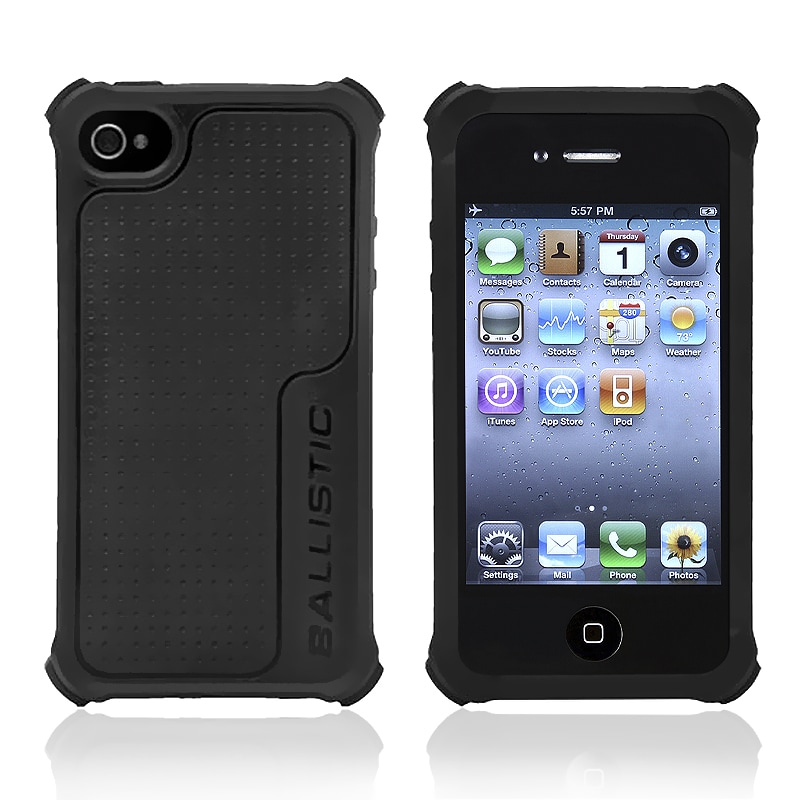 Black Ballistic Apple iPhone 4/ 4S Lifestyle Case SA0722 M005