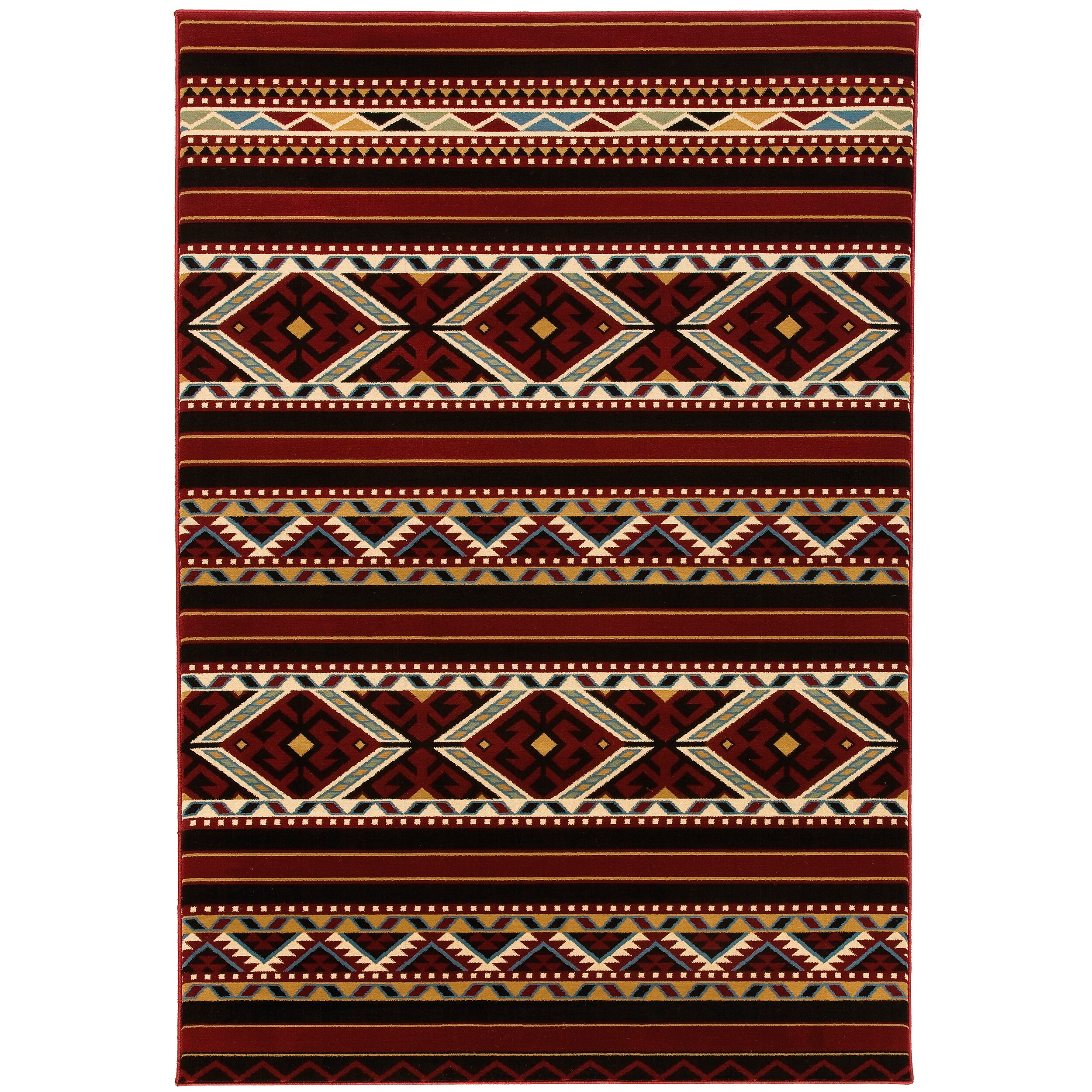 Shop Dick Idol Meticulously Woven Southwestern Aztec Samsun Rug (5'3 x