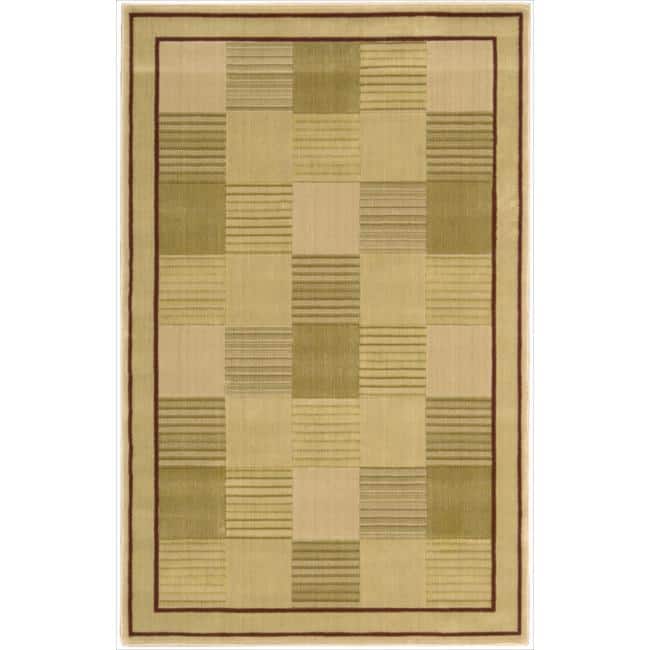 Nourison Arcadia Beige Rug - 2' x 3'4"