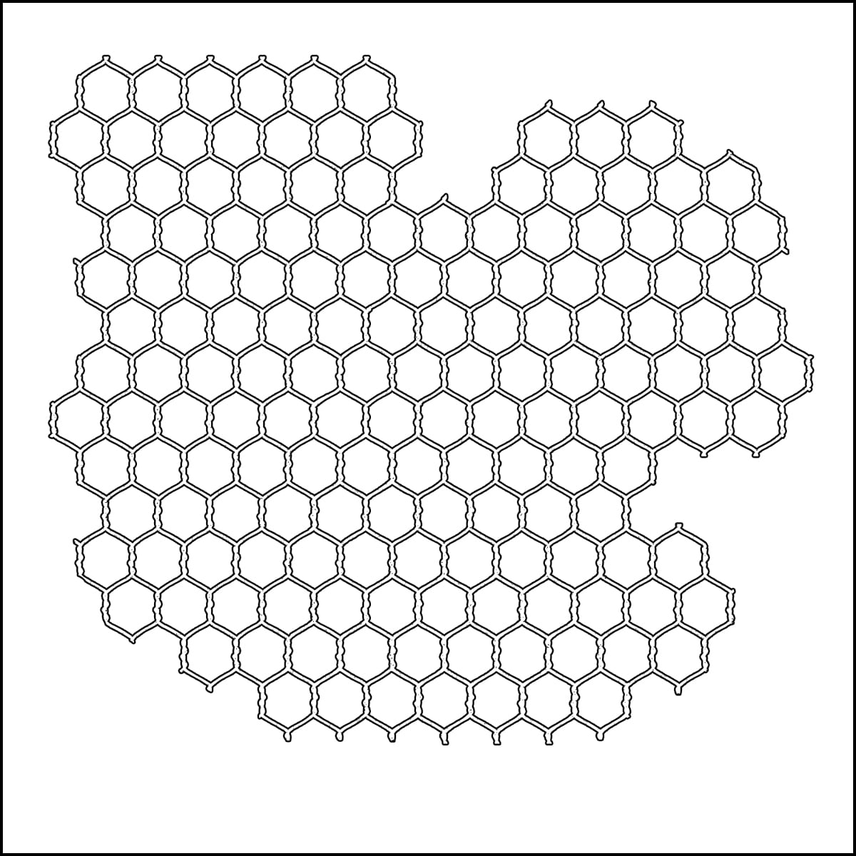 Crafters Workshop Mini Chicken Wire Template